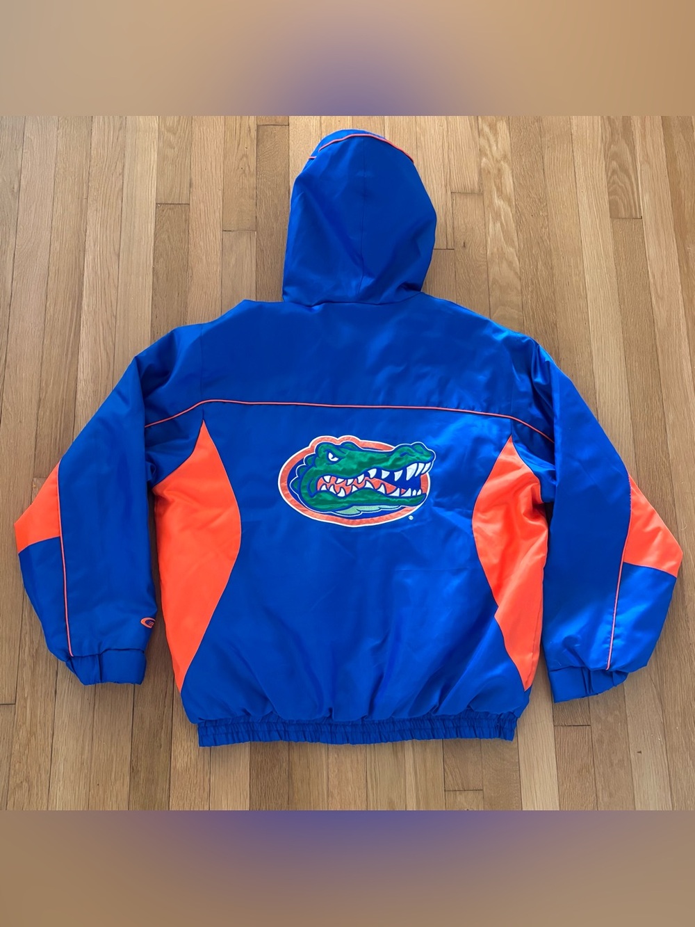 Vintage 90s Florida Gators Jacket M Big Logo Hooded G-III Carl Banks Streetwear